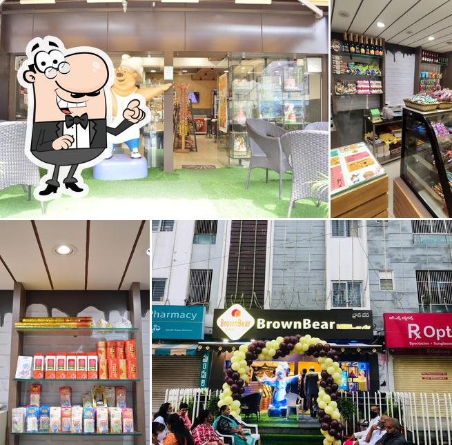 The interior of Brown Bear Bakers - Ashok Nagar