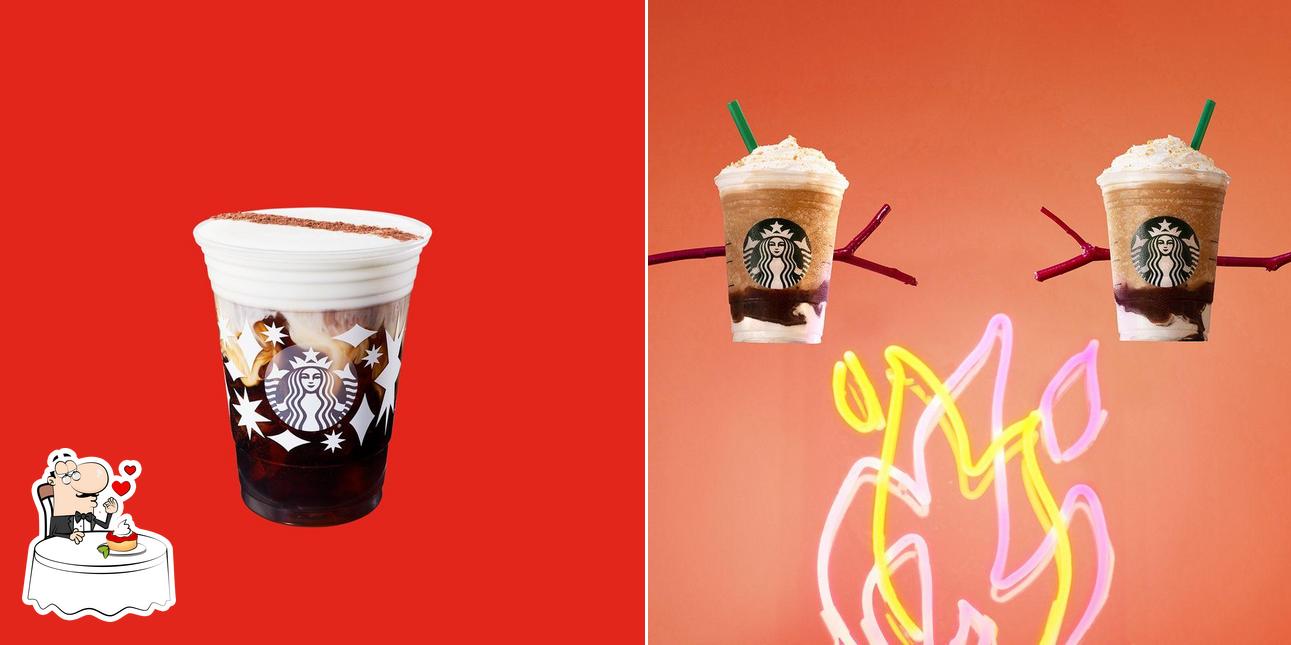 "Starbucks" предлагает большой выбор десертов
