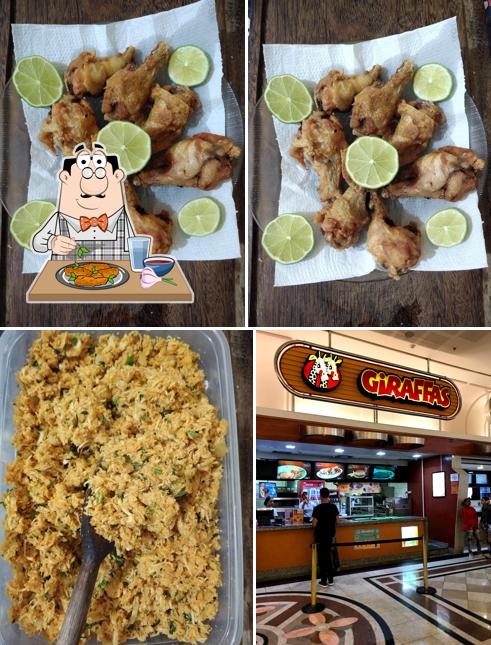 Asas de frango em Giraffas Shopping Bourbon Pompeia