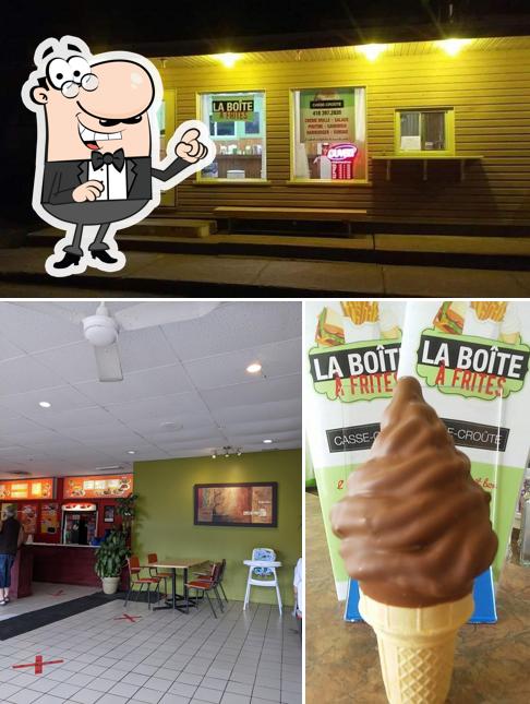 L’image de la intérieur et dessert concernant La boîte à frites