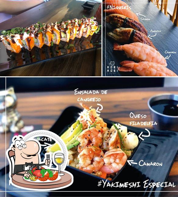 Order seafood at Kobi Kobi Sushi Lovers Sucursal Inglaterra