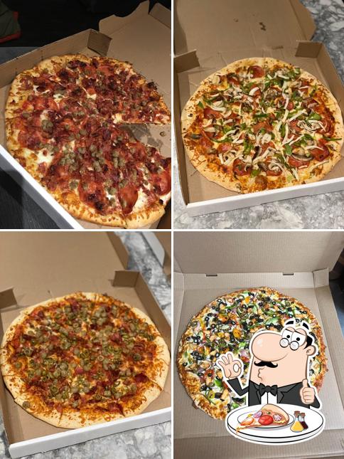 A Pizza & Wings Delight, vous pouvez prendre des pizzas