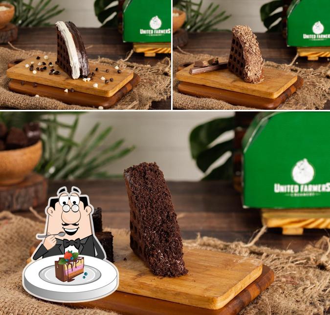 Chocolate cake at United Farmers Creamery - UFC Kudasan