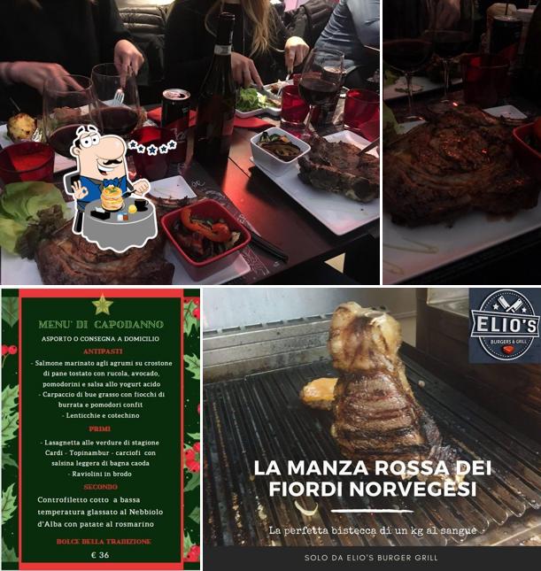 Cibo al Elio's Burger & grill