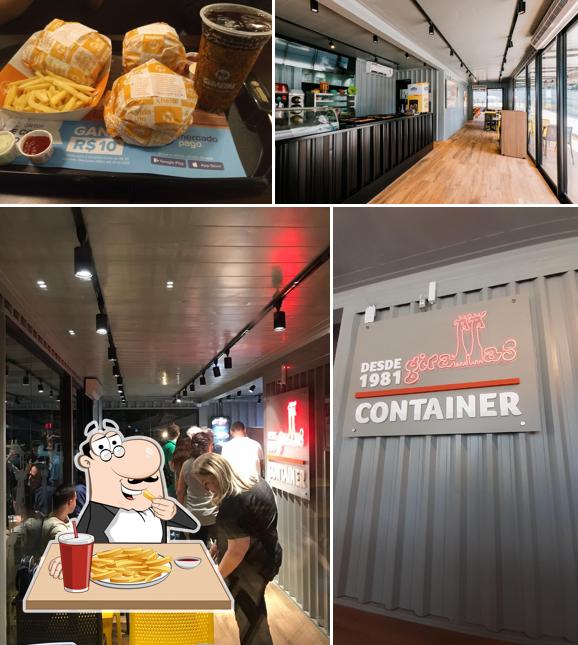 Peça cbatatas fritas francesas no Giraffas Container Jaraguá do Sul