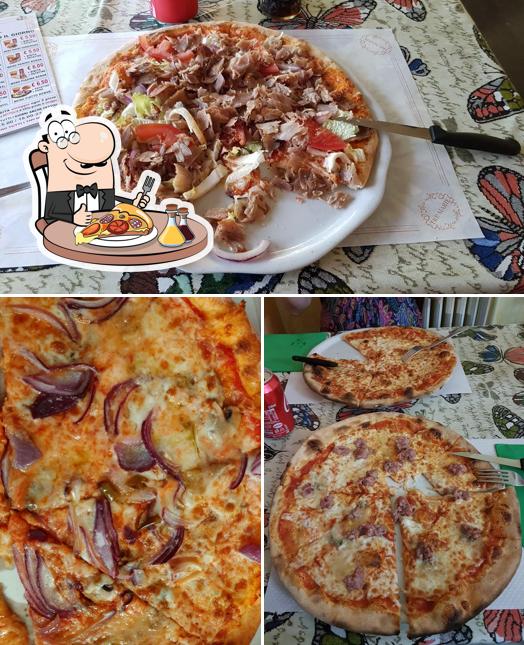 Elige una pizza en Pizzeria San Giorgio