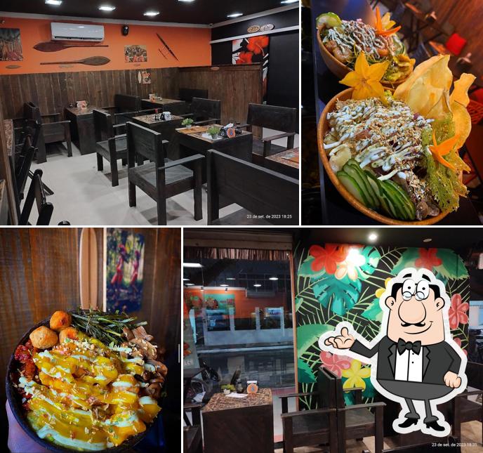 O interior do Poke Beach - Vila Velha