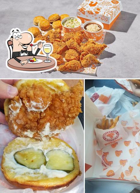 Food at Popeyes Louisiana Kitchen