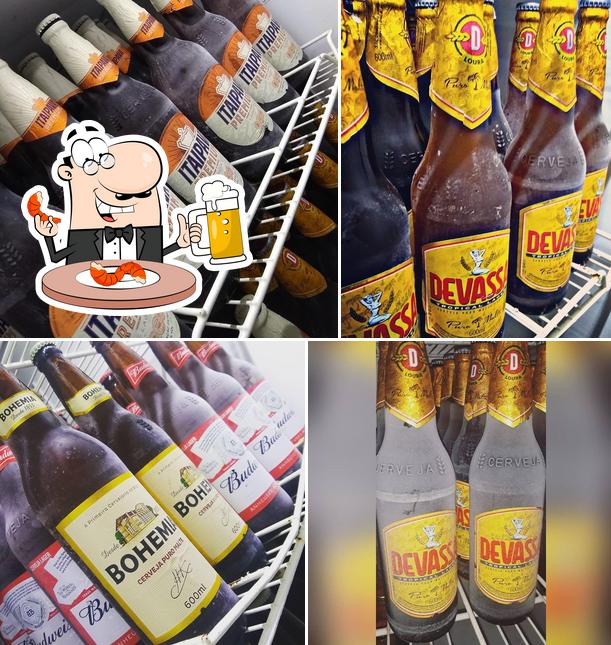 Você pode tomar um copo de cerveja leve ou escura