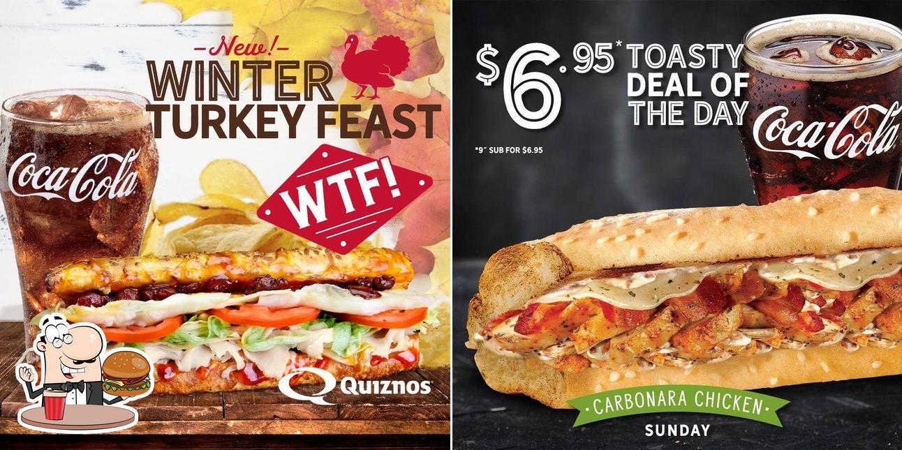 Prenez un hamburger à Quiznos