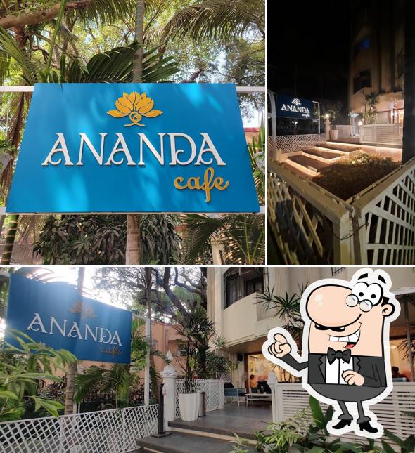 The exterior of Ananda Cafe