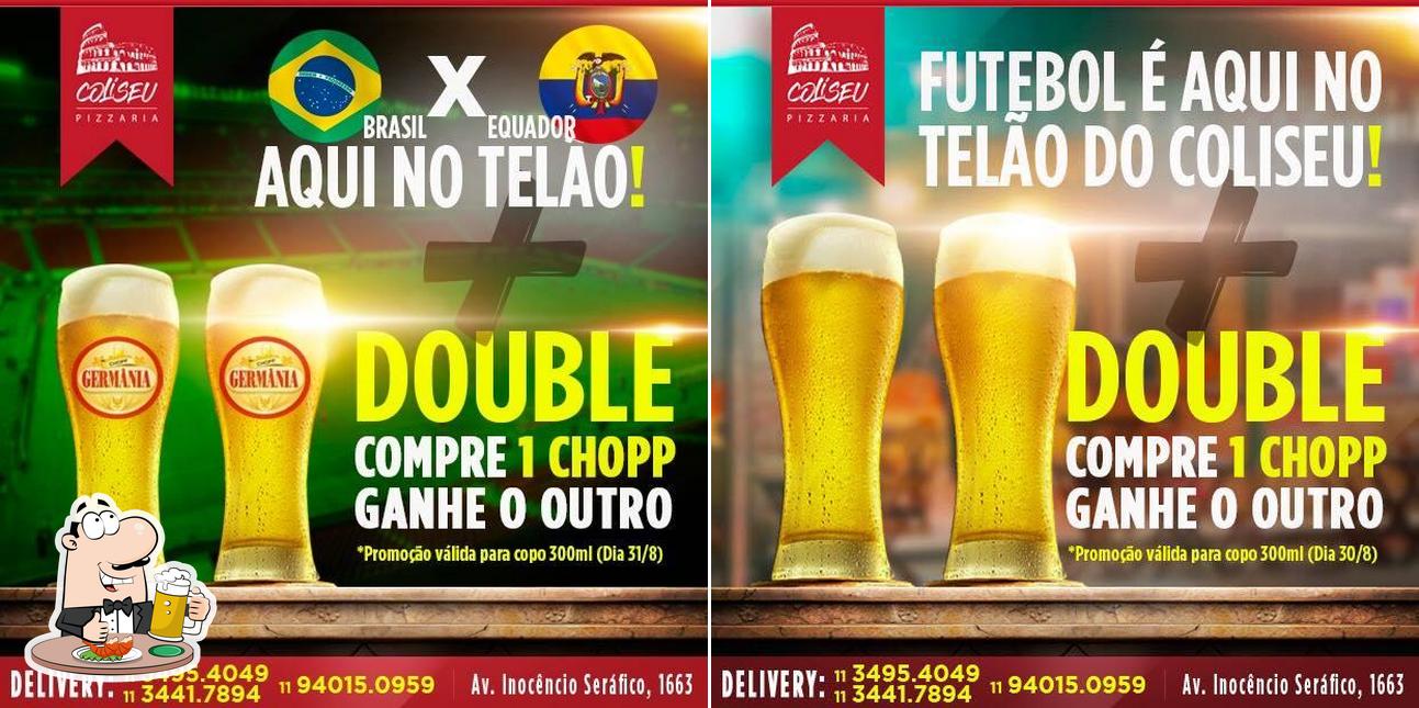 Peça uma tulipa de cerveja leve ou escura