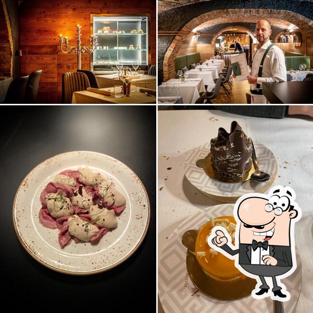Questa è la foto che presenta la interni e cibo di Le boucher