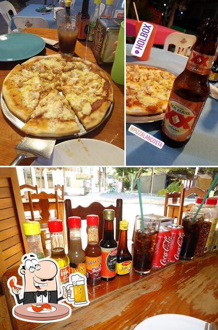 Restaurant y Pizzería Edelyn offers a selection of beers