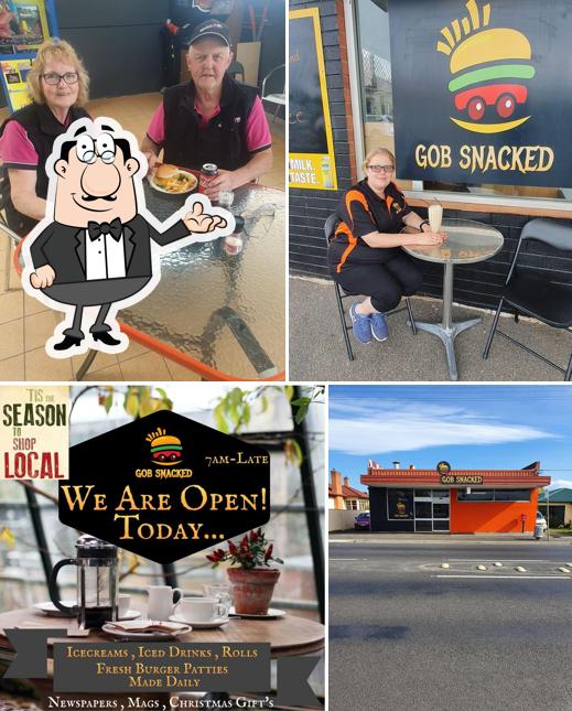 Gob Snacked Take Away Burger Bar in Ulverstone Restaurant menu and
