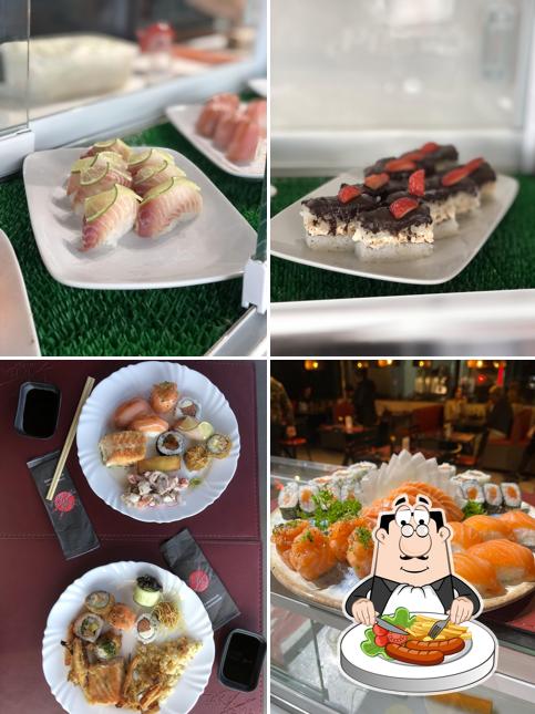 Comida em Taka taka Sushi