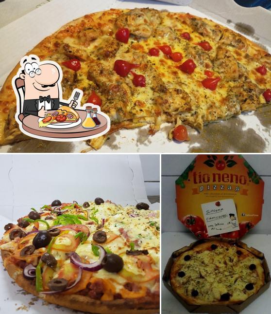 Escolha pizza no Tio Neno Pizzas