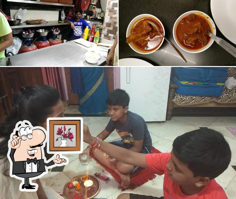 Check out the picture depicting interior and food at Aami Bangali Dalhousie ( Esplanade)