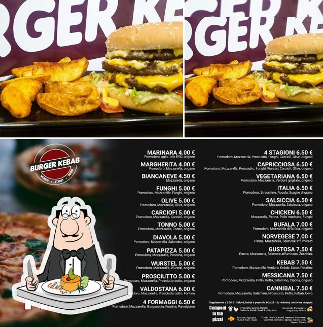 Еда в "Burger Kebab"