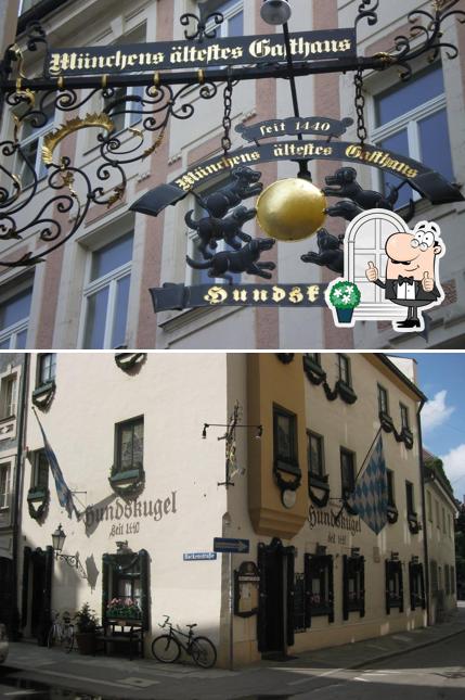 Hundskugel restaurant, Munich, Hotterstraße 18