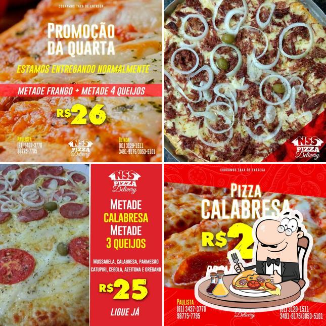 Escolha pizza no Nss Pizza