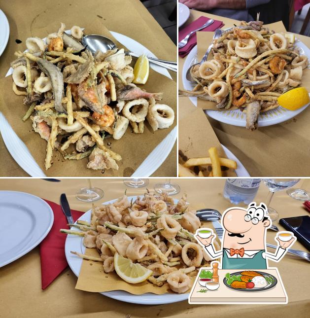 Calamari fritti al Osteria Il Coccio