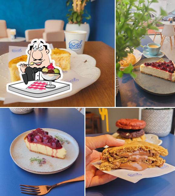 The Butters Doces, cookies e cafés serve uma seleção de sobremesas