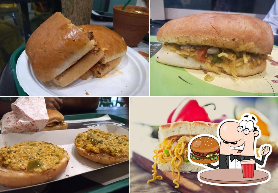 Get a burger at Chaayos Cafe at Galaxy IT Park