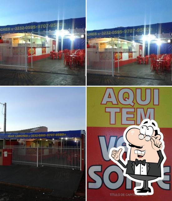 Veja imagens do interior do Ello Lanches