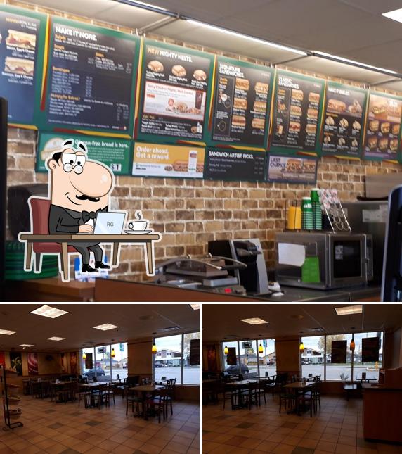 Check out how Subway looks inside