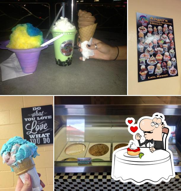 Angel's Ice Cream in Laie Restaurant menu and reviews