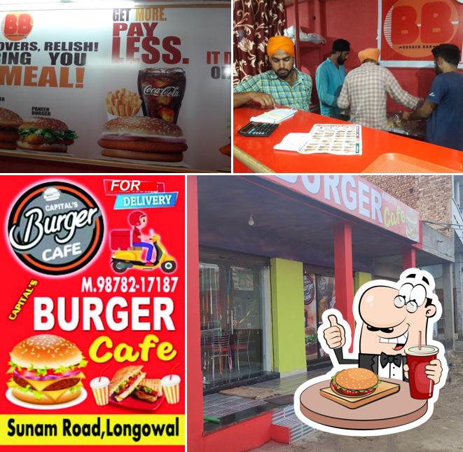 Order a burger at Burger Bar