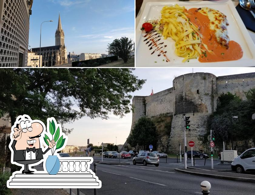 Las imágenes de exterior y comida en Le Napoli