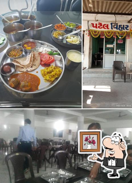 The interior of Patel Vihar Hotel