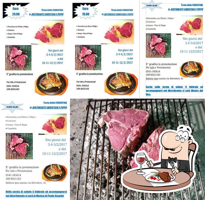 Попробуйте блюда из мяса в "Ristorante Christian & Pippo"
