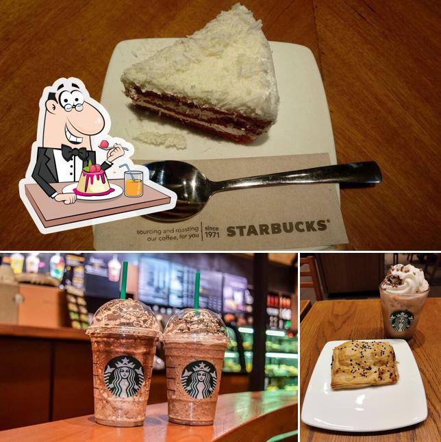 Starbucks offers a number of desserts