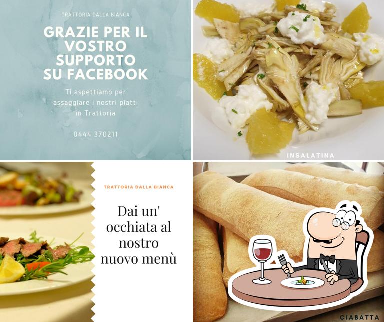 Platti al Trattoria dalla Bianca