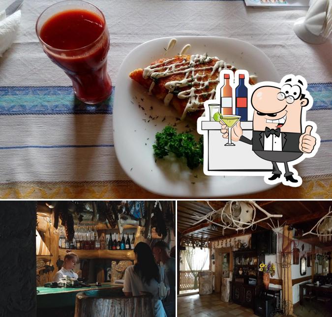 Las imágenes de barra de bar y comida en Zavalinka