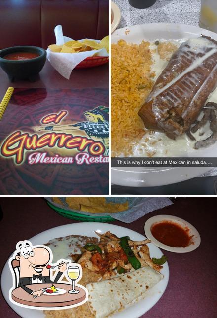 Food at El Guerrero Mexican Restaurant