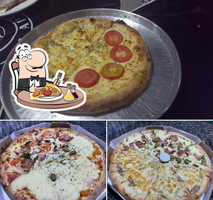 Consiga diferentes variedades de pizza