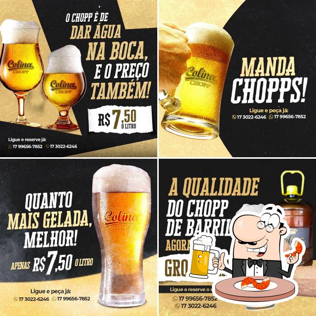 Colina Chopp offerece uma variedade de cervejas