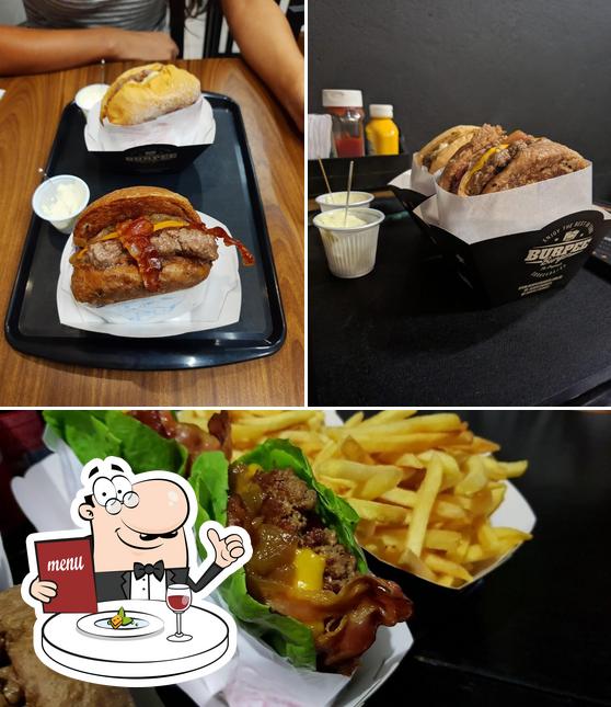 Comida em Burpee Burger