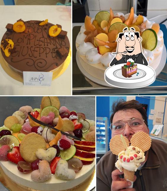 Torta al cioccolato al Gelateria Apice