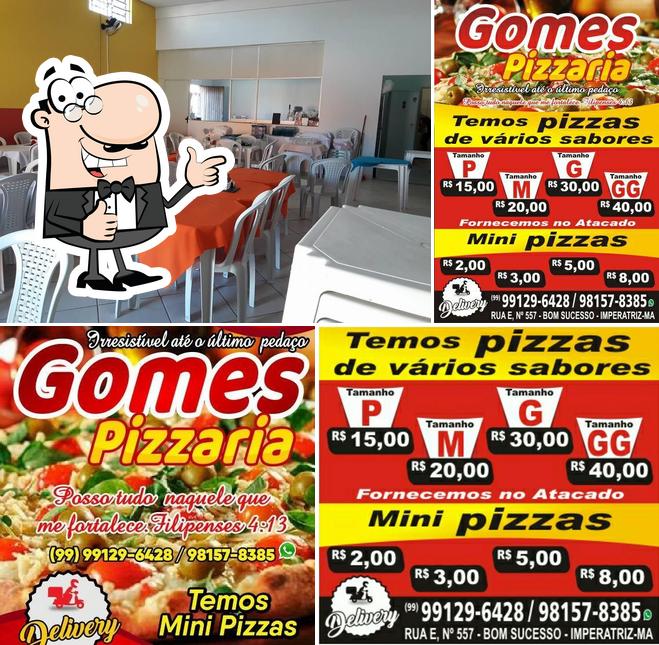 Here's a photo of Gomes Pizzaria