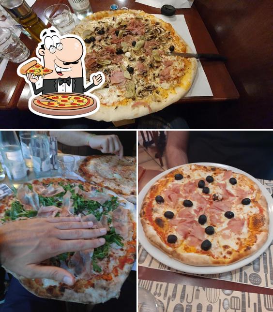 A La Padellaccia, puoi ordinare una bella pizza
