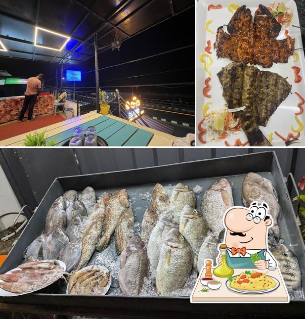 This is the image showing food and beverage at Thira seafood cafe