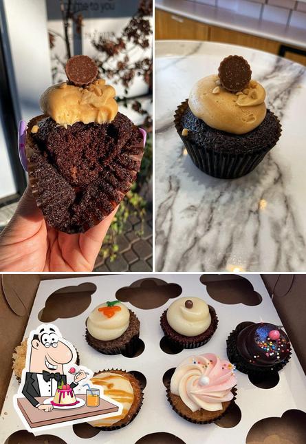 Cupcakin' Bake Shop te ofrece una buena selección de postres