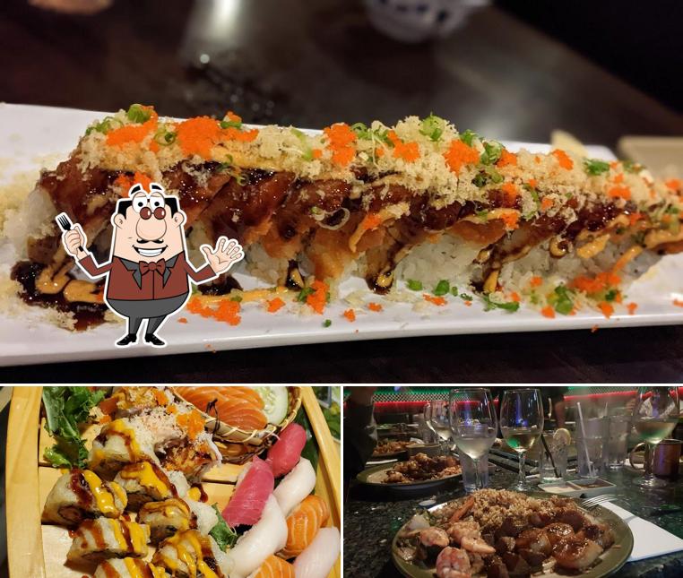 Food at Kumo Japanese Steak House & Sushi