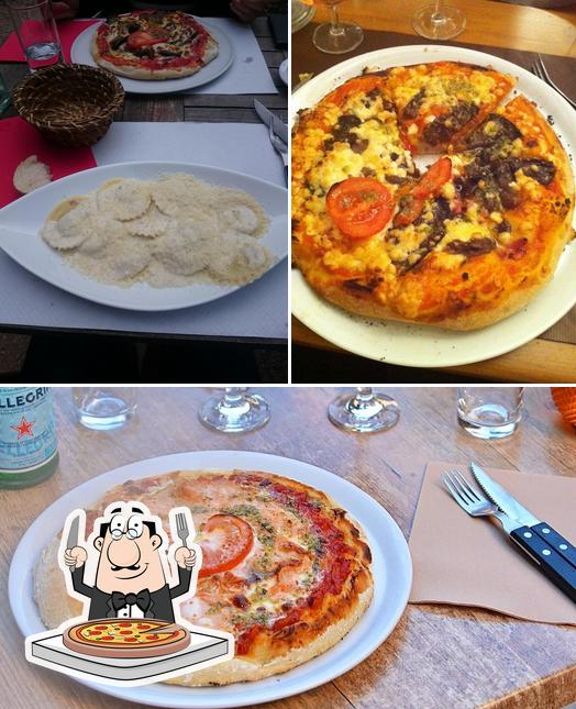 Choisissez des pizzas à La Trattoria