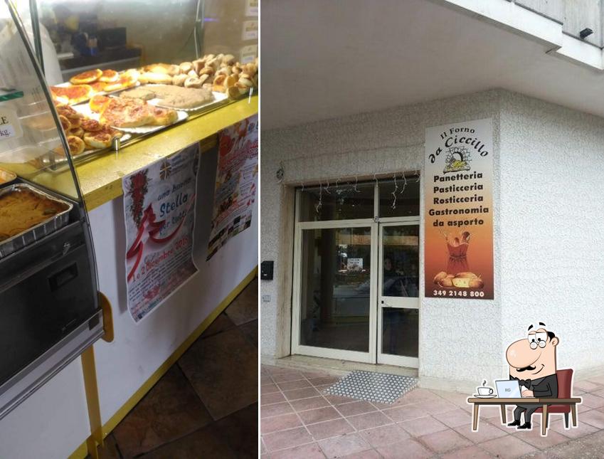 Gli interni di Il Forno da Ciccillo